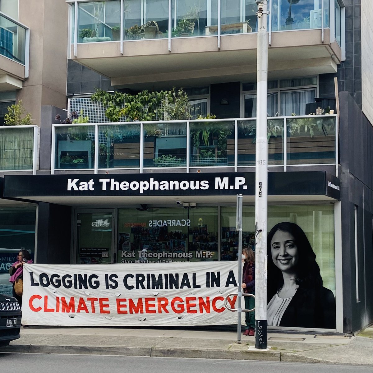 MP for Northcote Kat Theophanous supports the logging of Victoria’s native forests until 2030 (when there will be none left) and the draconian punishment of people trying to protect native forests from logging.

Do you live in the Northcote electorate? What do you think of this?