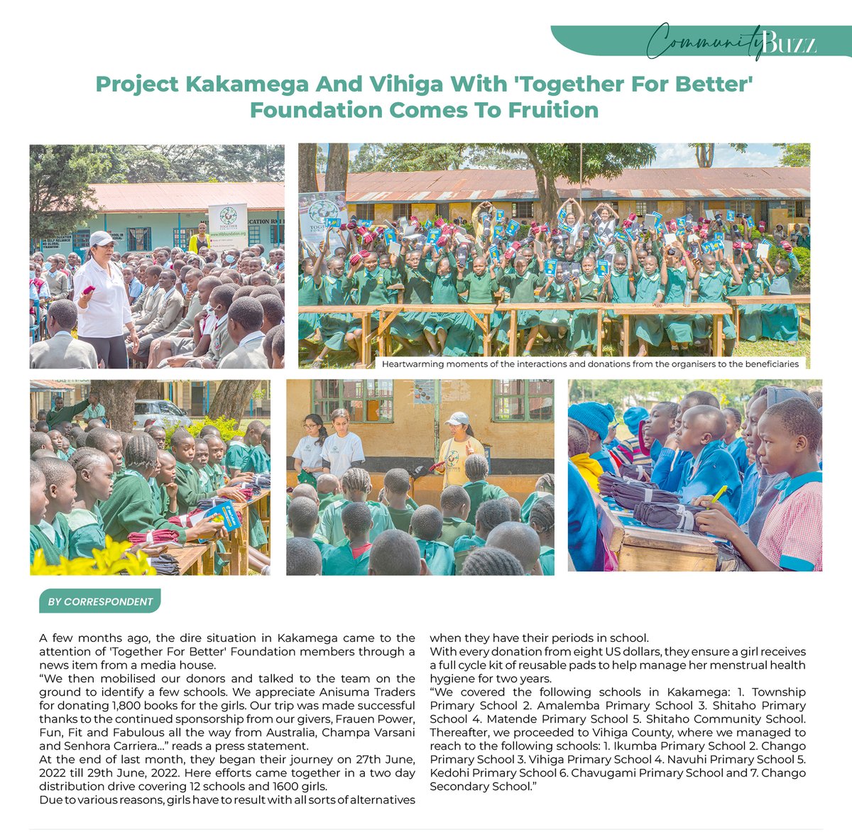 Check out this week's Asian Weekly and get the story behind our recent trip to Kakamega.