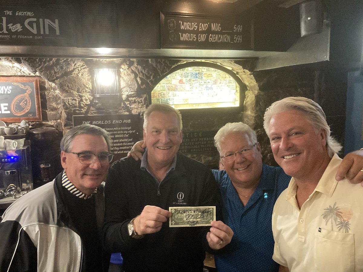EndEdinburgh's tweet photo. Really good fun last night with the Hackers and Wackers of Michigan in the pub. Lovely people over here for The Open - really brightened up our night #golf 👍👍👍👏👏👏🏌️🏌️🏌️🏌️‍♂️🏌️‍♂️🏌️‍♂️ https://t.co/foU9GXa5pQ