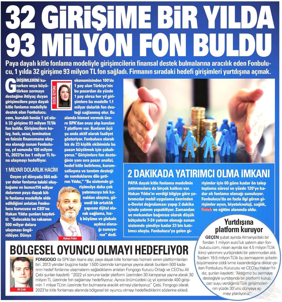 fonbulucu (@fonbulucu) on Twitter photo 2023 Yılı hedefimiz 1.000.000.000 TL fonlama hacmi!
Emin adımlarla hedefimize ilerliyoruz. Yılın ilk yarısını hedefimizin önünde kapattık. 
Akşam Gazetesinde yer alan haberimiz… 2023 Yılı hedefimiz 1.000.000.000 TL fonlama hacmi!
Emin adımlarla hedefimize ilerliyoruz. Yılın ilk yarısını hedefimizin önünde kapattık. 
Akşam Gazetesinde yer alan haberimiz…