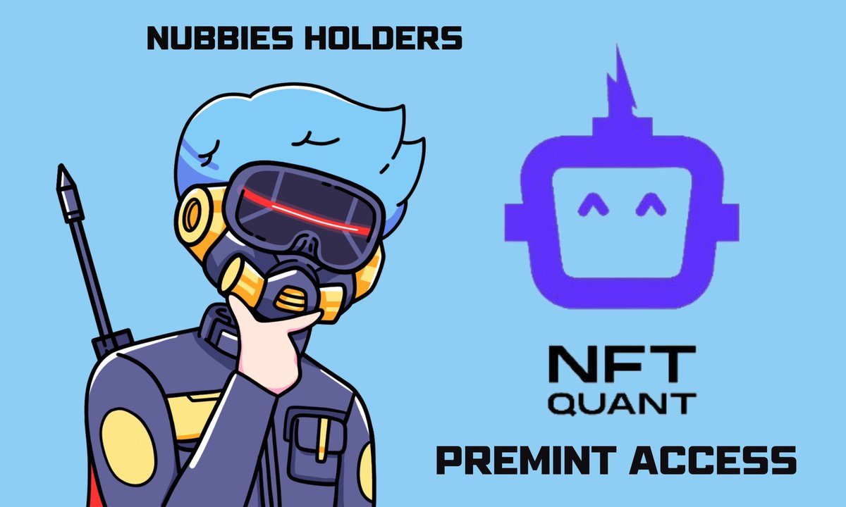 NubbiesNFT's tweet photo. We are proud to announce our partnership with @NFTQuantAI in providing ALL our holders access to their tool set:

1. Auto buy
2. Auto bid
3. Minting bot

More details in our discord 😊🤝 https://t.co/8cJjWA6BYx