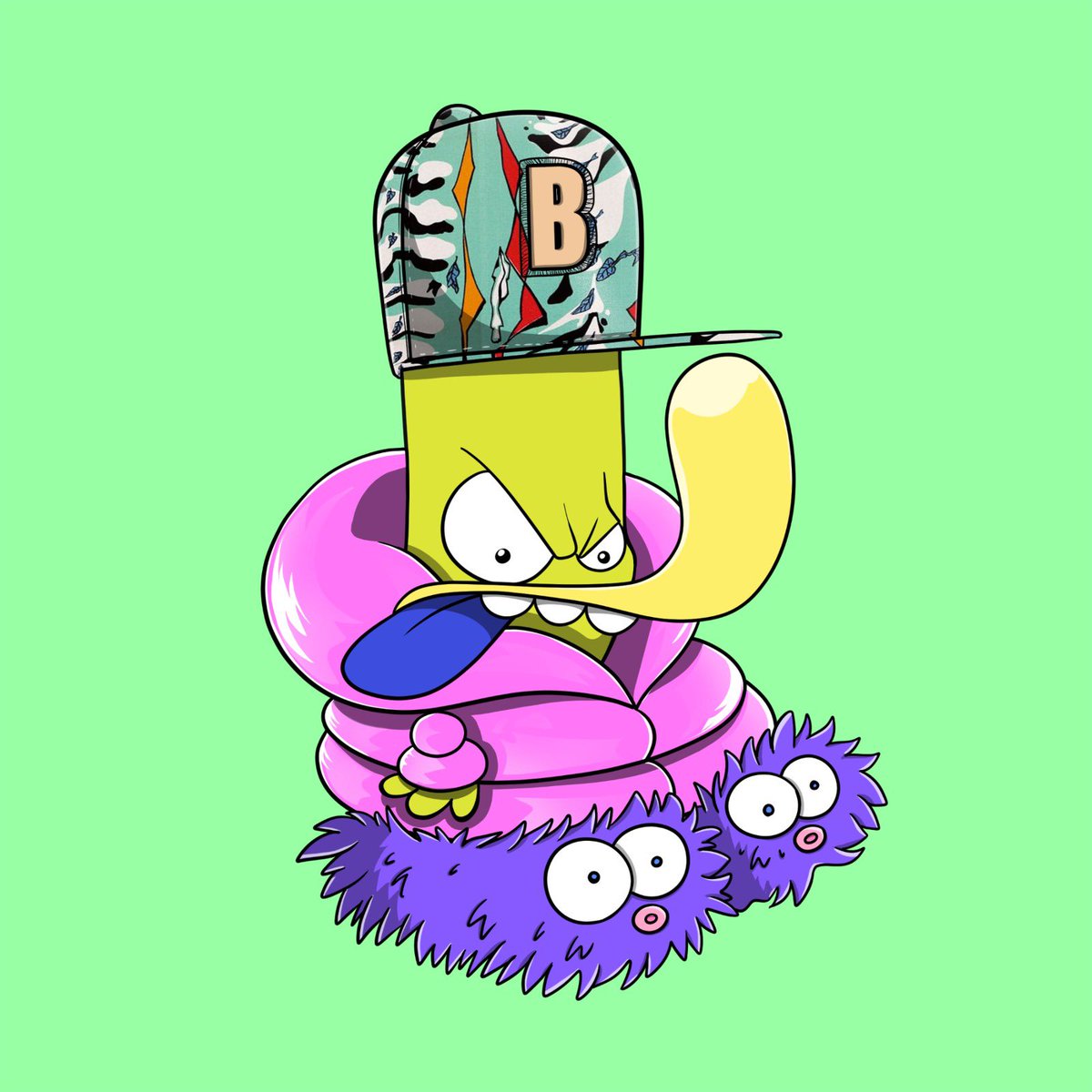 CryptoBisping's tweet photo. @FlatbillBallers @BubblegooseXYZ @WAGMIBeach 🧢 💥 💥 https://t.co/0YZXX6sszp