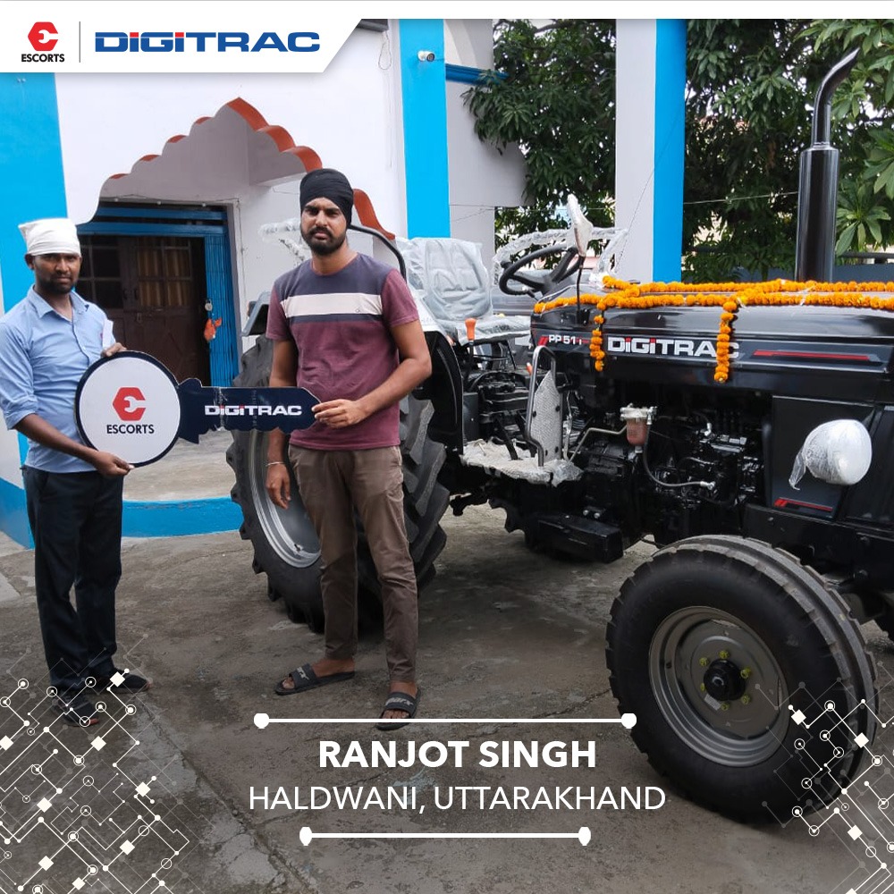 EscortsDigitrac's tweet image. हल्द्वानी (उत्तराखंड) के श्री रणजोत सिंह जी को नए डिजिट्रैक PP51i ट्रैक्टर की बधाई।आपके जीवन में अपार सफलता हासिल हो, इसकी मंगल कामनाएं !
Android: goo.gl/PLdah5
IOS: apple.co/2HfQHt
#digitractors #OnlineTractor #safehomedelivery #modernfarmer