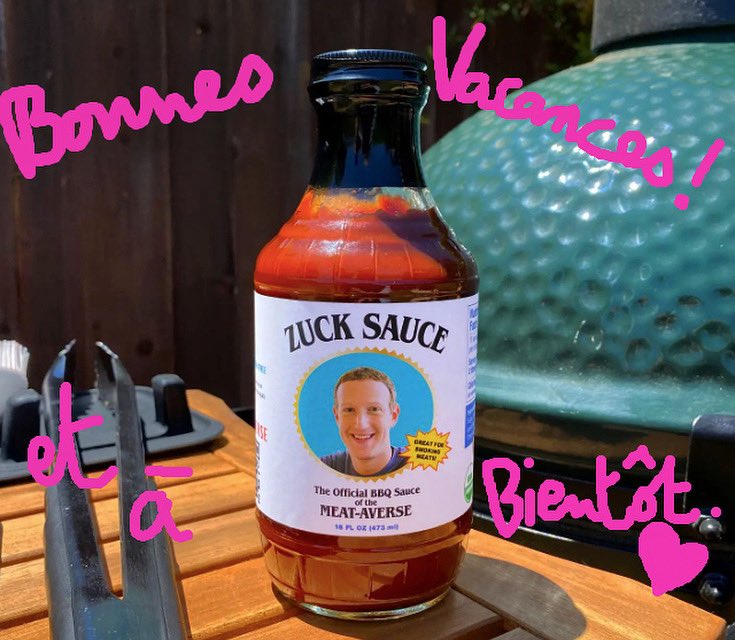 Dernière édition de la saison !

Avec du Zuck, du Jean-Noël Barrot, du Bill Gates, le SpaceX de la pizza et une belle leçon d’humilité dedans 🍕🙏🏻

mailchi.mp/techtrash.fr/e… 

Allez, bisous 😘