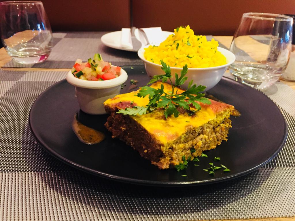 Join us for lunch this sunny weekend and enjoy some local flare #bobotie #maserecipe #capetown #restaurants #specials R89