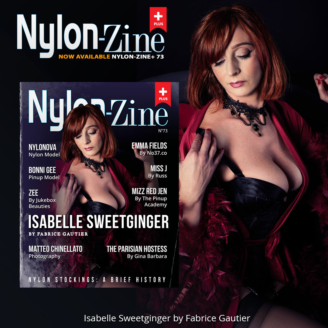 NylonZine's tweet photo. 😮 NEW Nylon-Zine 73✨
The cover Pinup is @isabelle_sweetginger by the amazing #FabriceGautier This issue is packed with beautiful #Pinups &amp; #nylonmodels The photography is top-notch &amp; the models are gorgeous #nylonstockings #pinupmagazine 
Get your copy👉https://t.co/DiTfenpWqQ https://t.co/jKzNa0E4kD