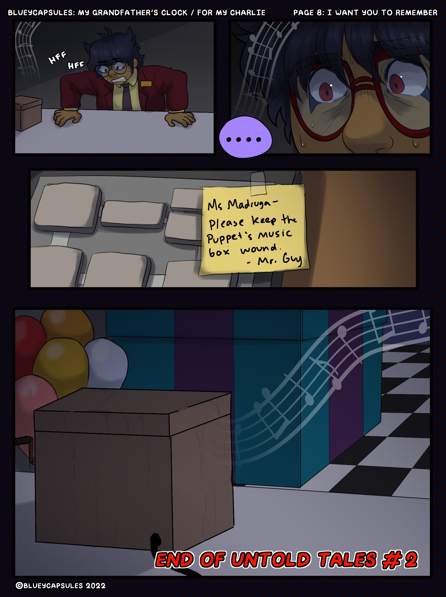 Bluey Capsules on X: We interrupt your regularly scheduled Capsules  (AGAIN) to bring you a blast into the pastthe untold story of our  favorite Mrs. Afton!! #FNAF  / X