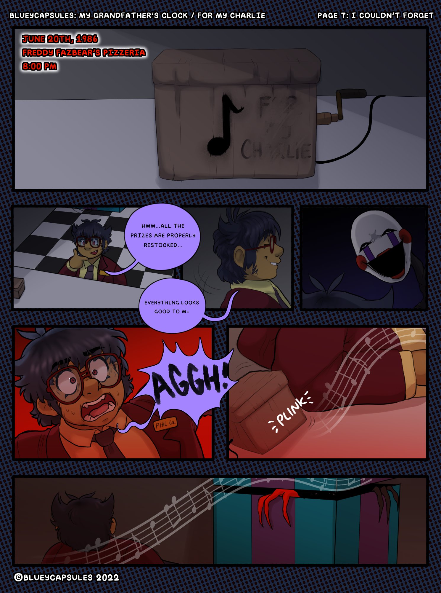 Blueycapsules fanmade comic I found on tumbler (right after what happens  next after it got canceled) : r/fivenightsatfreddys