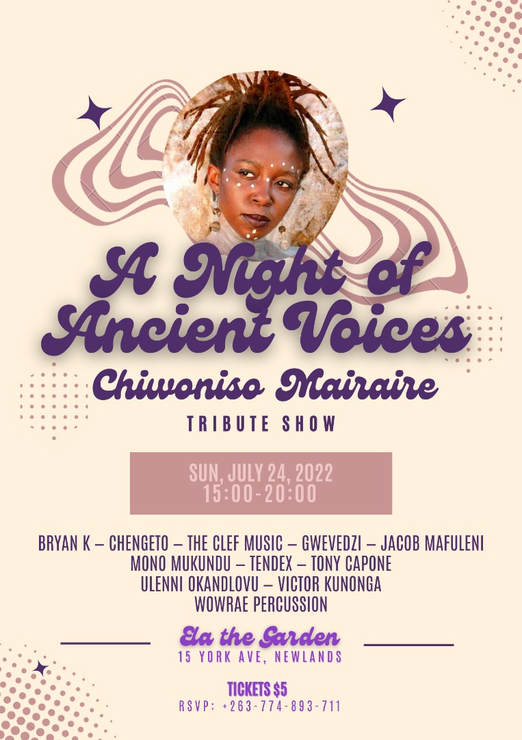 Hounered to be part of this special Chiwoniso Maraire tribute show. Thanks for the special invite <a href="/chengetob/">Chengeto</a>