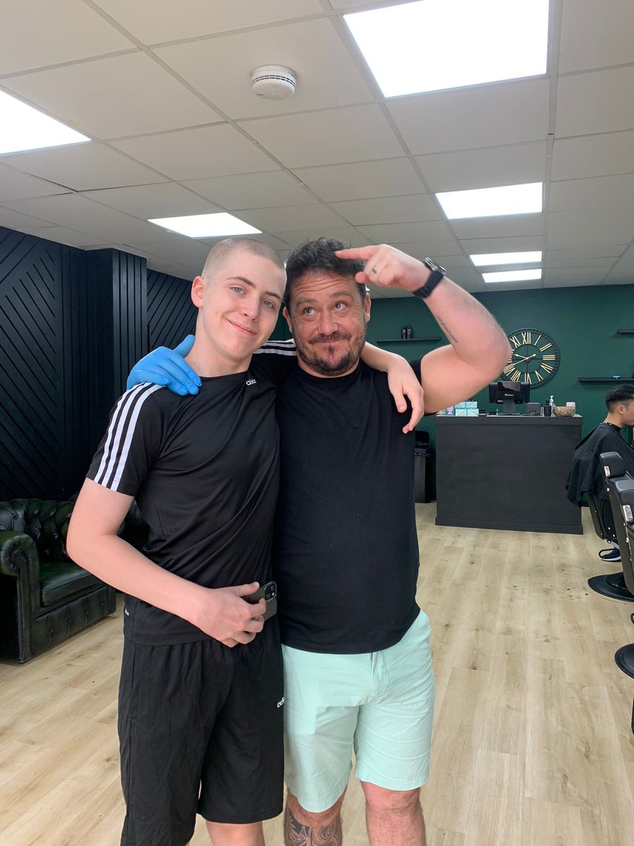 Joshua21225668's tweet photo. It is done #bravetheshave #macmillan https://t.co/GwRQfgZNRB