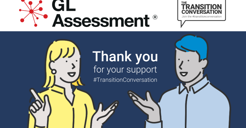 GL_Assessment's tweet photo. Thank you to everyone who contributed to our recent YouGov report, and articles on our #TransitionConversation website. Special thanks to @RealGeoffBarton @ASCL_UK @Right2Succeed @Archway_ALT @ekfarran @NorthLivAcademy @BallardSchool @SPetersAcademy https://t.co/FkB71eB6SY https://t.co/1RbBhi0kuf
