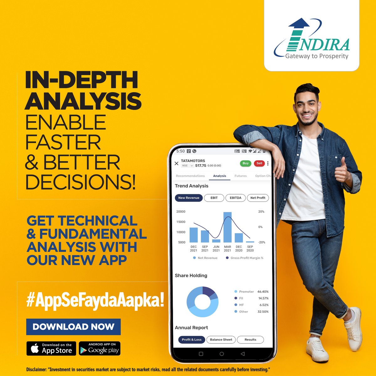 stockktrade's tweet photo. #AppSeFaydaApka : In-Depth Analysis Enable Faster & Better Decisions ! Get Fundamental and Technical Analysis On Your Finger Tips.
#mobile #MobileTradingApp #tradingapplication #sensex #stockmarket #sharemarket #stockmarketindia #intradaytrader #intradaytrading #stocktrading https://t.co/CWFjVNenz1