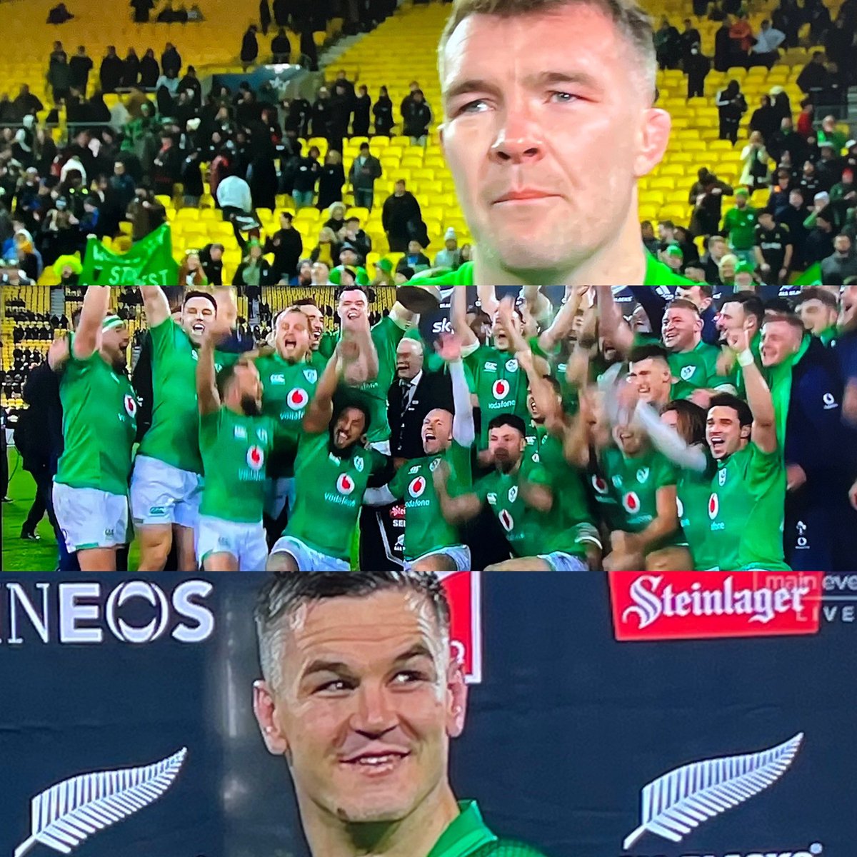 #IREvNZL #NZLvIRE
A moment to remember forever. ❤️❤️🇮🇪🇮🇪🇮🇪🇮🇪🇮🇪