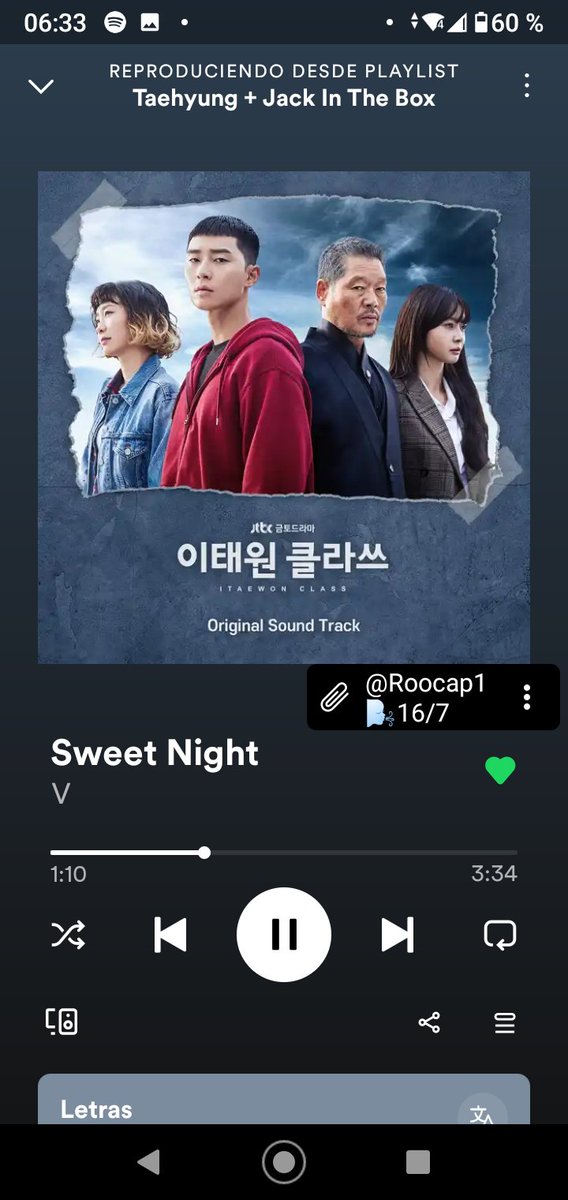 Roocap1's tweet image. Buenos días familia...mitad despierta mitad todavía dormida 🤭
Ya salgo a trabajar 🥱
Dejo por acá los besos sabaderiles y que tengan un lindo día 😘💜

#StreamFor_V
#StreamJackInTheBox
@BTS_twt