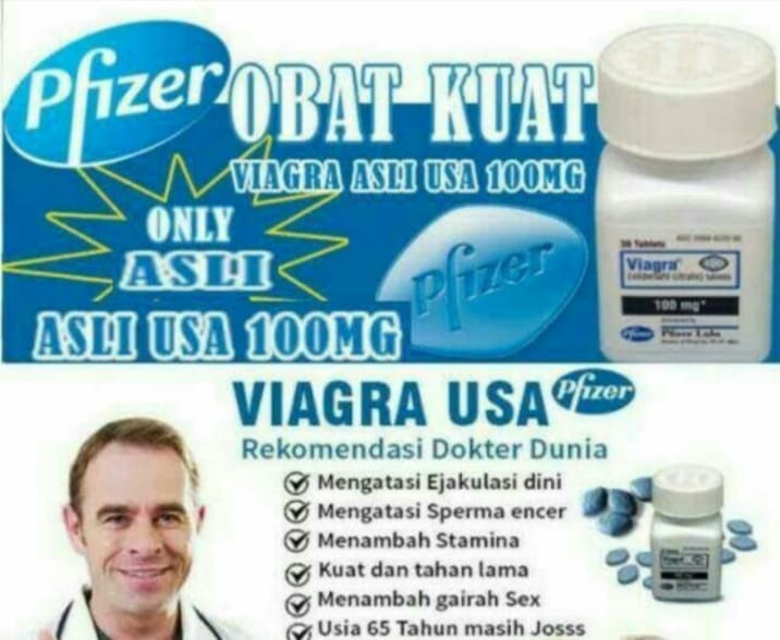 JUAL VIAGRA ASLI
Obat Kuat Terbaik & Sudah Terbukti Khasiatnya
Berkhasiat:
▪ Ereksi lebih keras & tahan lama
▪ Mencegah ED
▪ Mengobati impotensi
▪ Sekali minum bisa beberapa kali ronde
▪ Aman tanpa efek samping 
Orderan : 089671455700
#obatkuat #obatjogja #rooney #antv