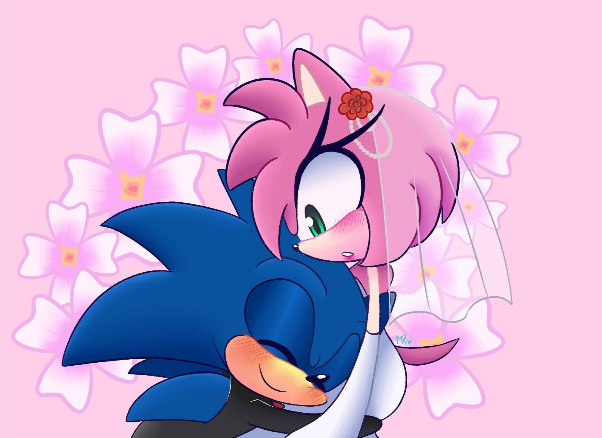 Mystic✨ (open commission💟) on X: Create a Sonamy AU with Sonic