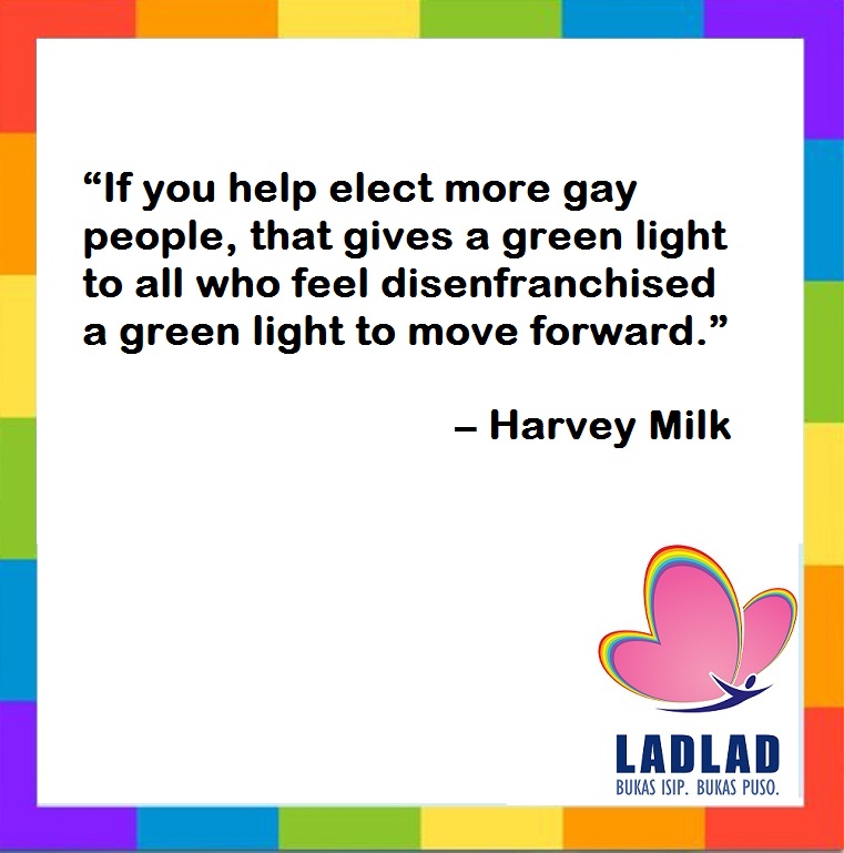 Harvey Milk became the first openly gay person elected to public office in California, he became the face of the push to put more LGBTQ people in positions of power. (humanrightscareers.com)