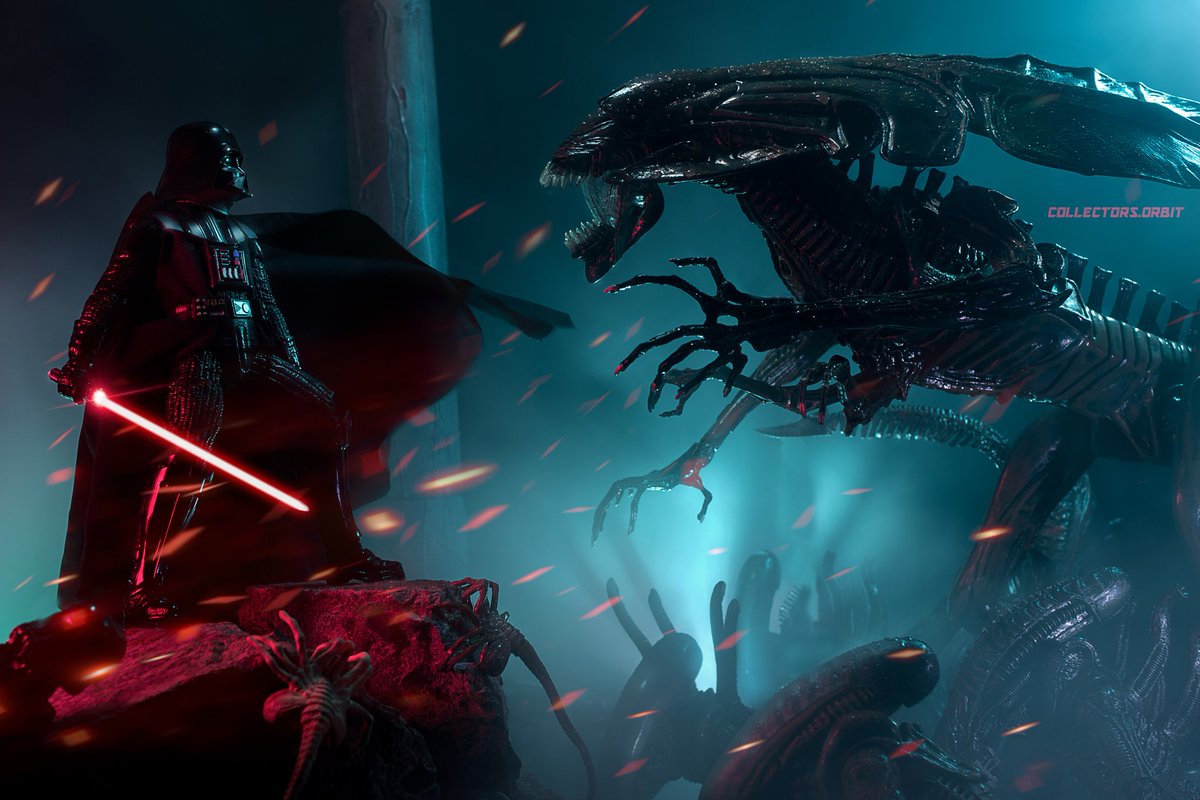 Lord vs Queen

An older pic but always really loved this shot and cross over 

#starwars #darthvader #aliens #alienqueen #Xenomorph #scifi #crossover #obiwankenobi #facehugger #toyphotography #toypics #toyart #ACTIONFIGURES #actionfiguresphotography