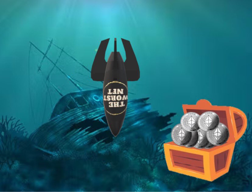 Some of you were a little concerned with the “road map” or just didn’t get the joke. So here’s what happens during stage 4

We will find a 10 Eth floor price at the bottom of the ocean 😏

LFG 🔥