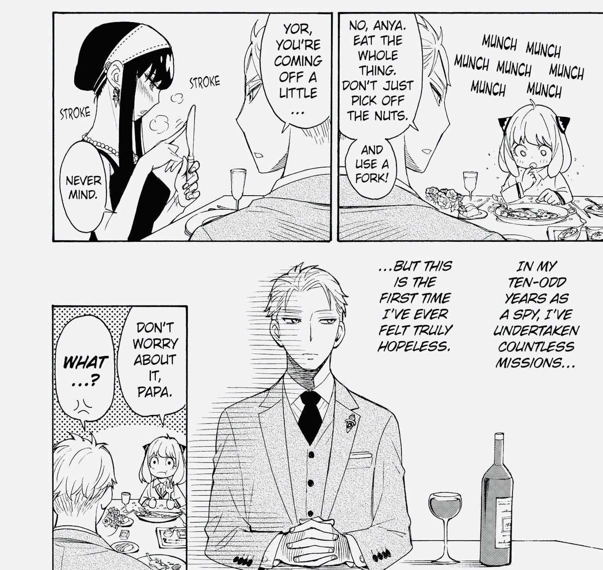 forgerarchive's tweet photo. 「 Don’t worry about it, papa. 」
#SPY_FAMILY  ×  chapter 3 https://t.co/x8uxwnQPXN