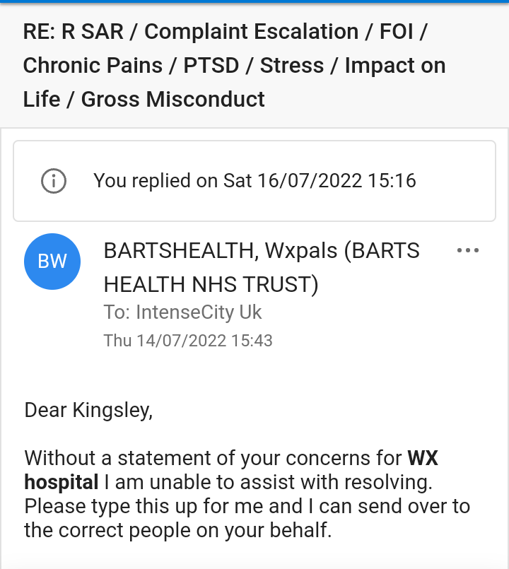 AskKingsley2's tweet photo. @ralphcoulbeck @DrHeatherNoble @WhippsCrossHosp @WFGPFedNet @WhippsCrossED @NorthMidNHS @spirehealthcare @InHealthGroup #DataLoss @ralphcoulbeck ChairManBanks Fellow ๐ฌ๐ง ๐ณ๐ฌ
Multiple #Complaints raised over significant period #Email #UnSafePractice @NHSuk #MedicalNegligence #Abuse #GpReferall #ImpactOnLife #ChronicPain @TreliskeD U2 @WhippsCrossED @NHSSW #PTSD #DevonAndCornwall #Info @TreliskeD https://t.co/ZW43idJfOF
