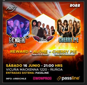 Reward hoy sábado en RBX 🔥🔥🔥. Entradas en sistema Passline.