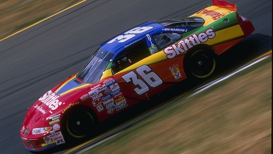 Derrike Cope - Skittles (Pontiac) 1997 Save Mart Supermarkets 300