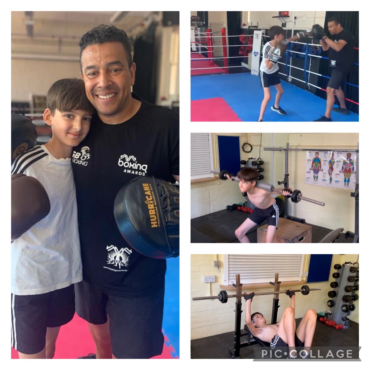 BoxingAwards's tweet photo. Well done son (Elijah) another good work out today. always making me proud. #prouddad #kidsinsport #kidsactive 👊🏾💥 https://t.co/Ng64LDyW6I