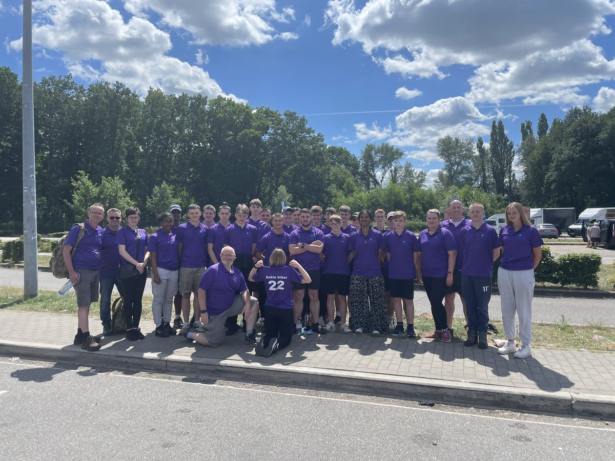 We have staff and cadets representing RAFAC in Nijmegen this year massive shout out to <a href="/Logomeup/">Mark Ingram</a> who sponsored our shirts this year! <a href="/SurreyNijmegen/">SurreyNijmegen</a> <a href="/surreyaircadets/">Surrey Air Cadets</a>