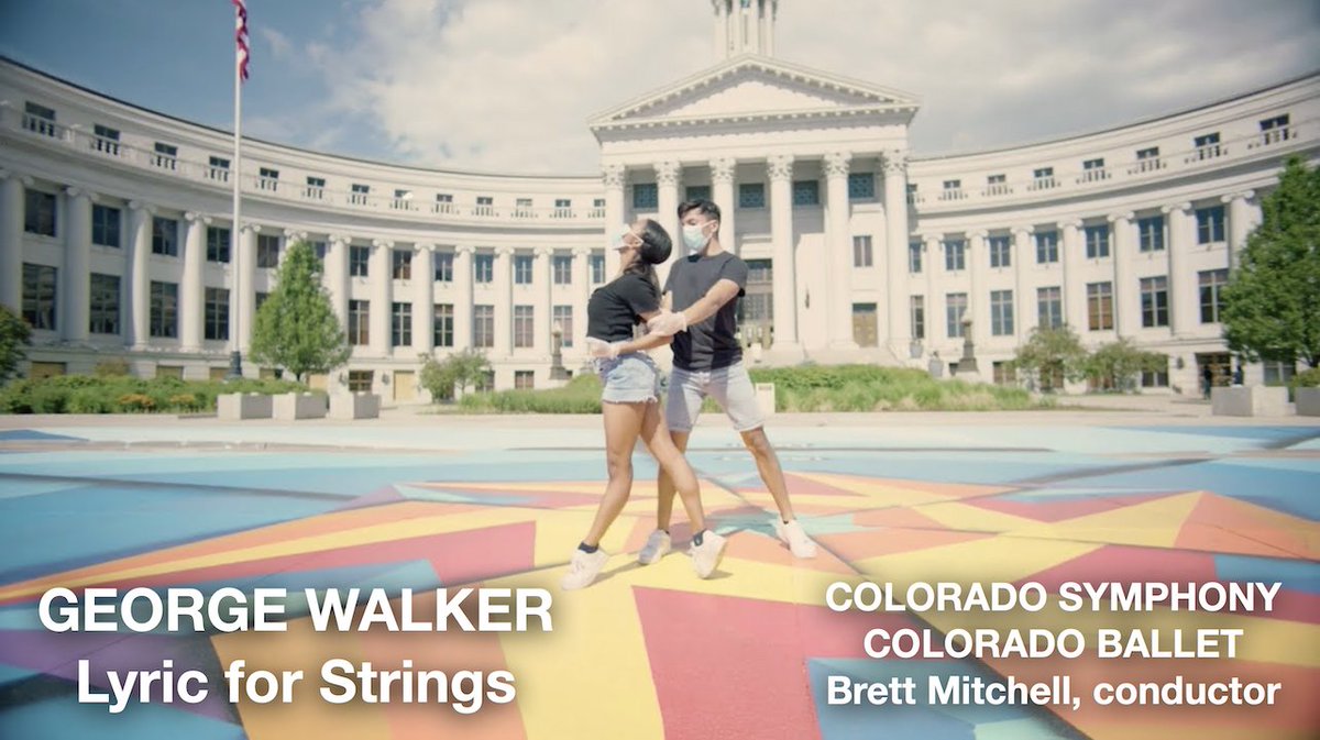 Before <a href="/sunrivermusic/">Sunriver Music Festival</a> and I perform George Walker's heartbreakingly beautiful 'Lyric for Strings' tomorrow, watch this performance of the piece I led back in 2020. 👉 youtu.be/vFVUBBcOW9g