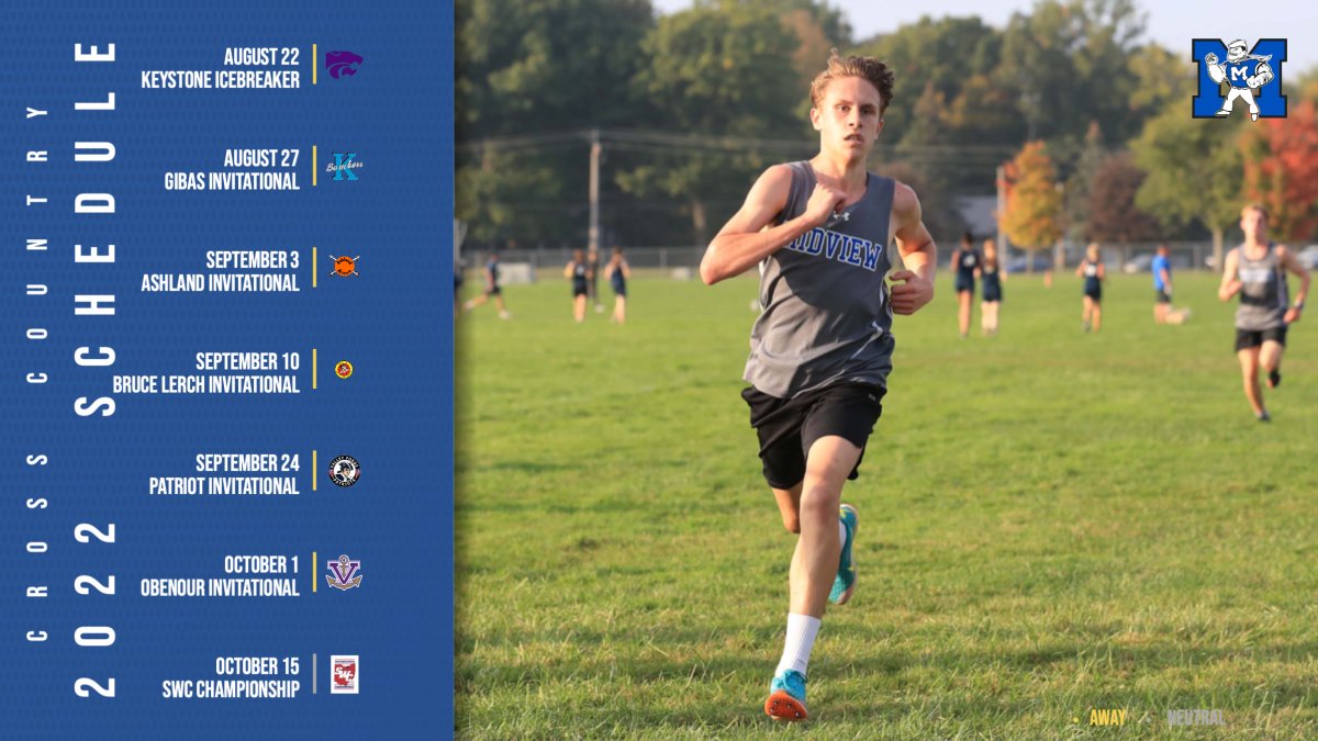2022 Cross Country Schedules (as of July 16)