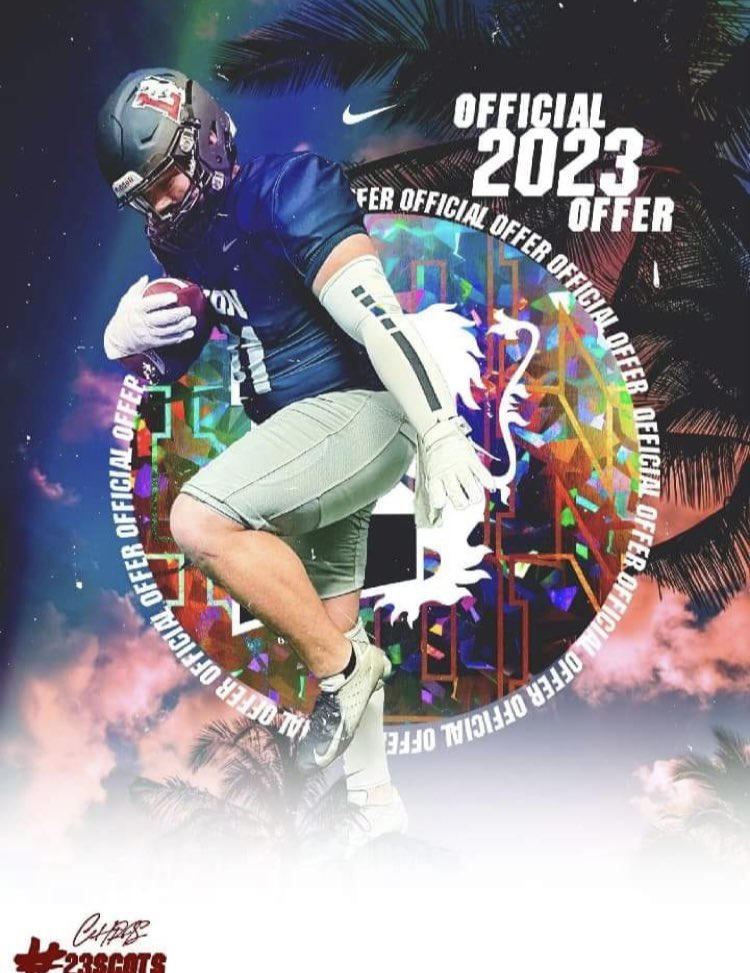 Blessed to receive my first offer from <a href="/_Lyon_Football/">Lyon Scots Football</a> <a href="/LyonHBC/">Chris Douglas 🏈</a> <a href="/BeardAndABowt1e/">Coach B</a>