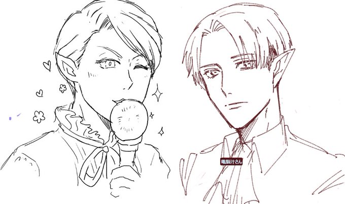 脳さんが坊や描いてくれた!!!! 