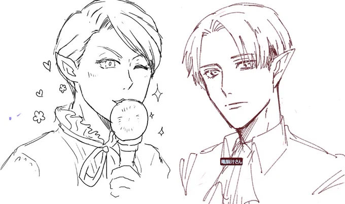 脳さんが坊や描いてくれた!!!! 