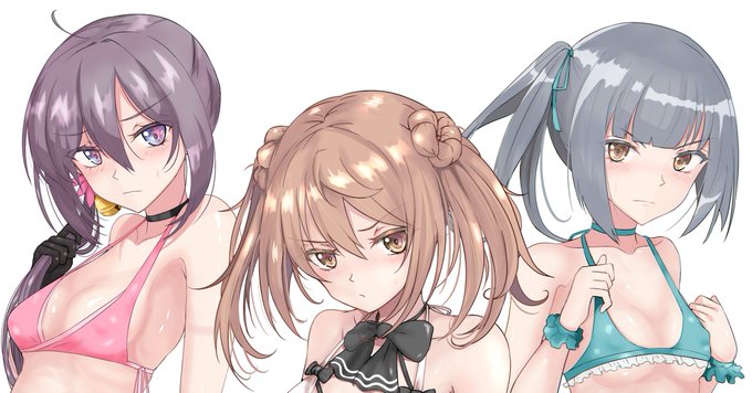 3人とも顔を可愛く描いてあげられたと思うので、現状ではそれなりに満足してる 