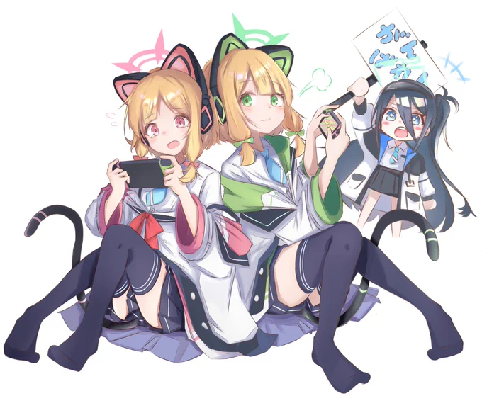 #フォロワー10万人以下の絵師が力作を投稿してたくさんのフォローを貰うタグ才羽姉妹! 