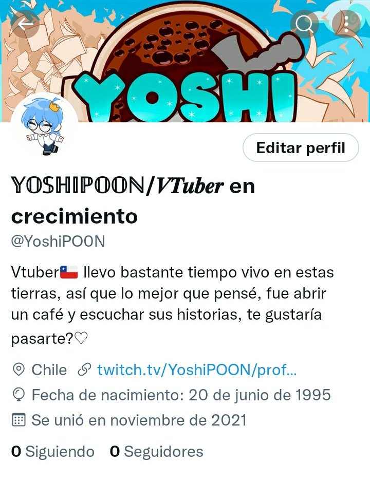 YoshiPOON2's tweet photo. Muy chistoso y todo ... pero y ahora que hago con todas las personas que me seguían?
Modo triste u.u
#modosad #cafecitos #VtuberES #Vtuber #VtubersUprising https://t.co/MsBr7eewa1