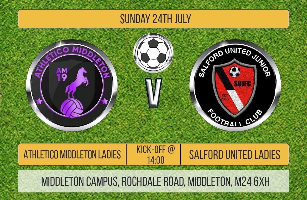 Just over a week until our pre-season fixtures get underway... ⚽️🔴⚫

First up we're looking forward to our trip to <a href="/LadiesMiddleton/">Athletico Middleton 19 Ladies ⚽️</a> 

#PreSeasonFriendly #NewBeginnings
