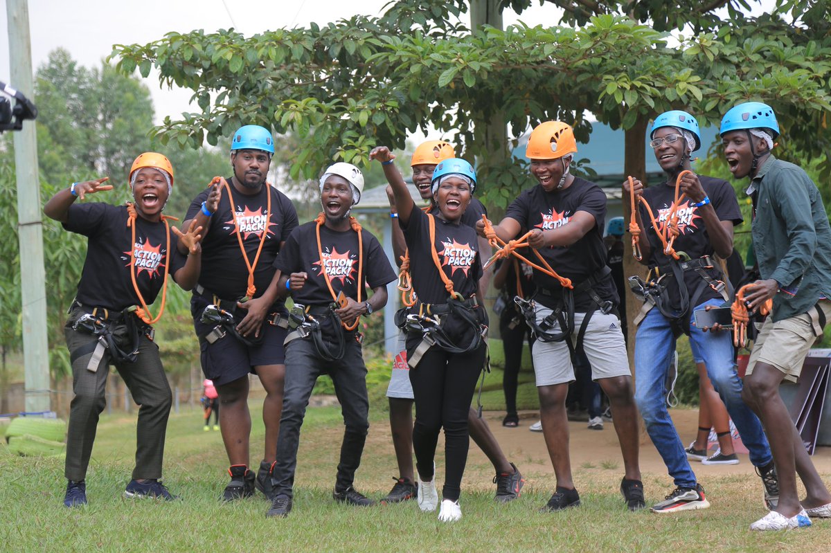 Rita_Arinaitwe's tweet photo. Leaving KFC Forest mall. Vs Arriving at Busika Adventure park.
#KFCActionpack https://t.co/r1v4euoWwm