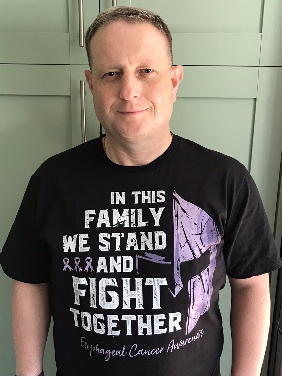 This T-Shirt is a birthday present from my amazing wife !! Sums it up perfectly for me !! @CSupportUK #TalkingHelps #SelfBelief #Cancer52 #RareCancers #OesophagealCancerWarrior #OesophagealCancerAwareness #Mindset #WeFightTogether #Mentalhealth #ItsOkayToNotBeOkay