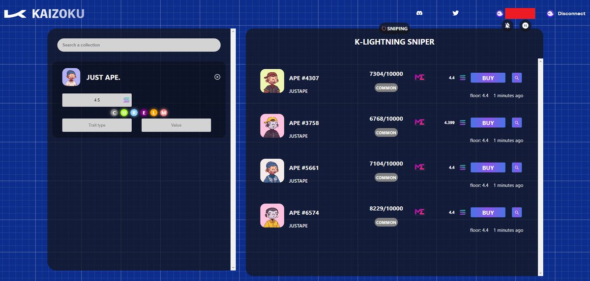 SenseiSOL's tweet photo. Finally, @k_mechanics has released the sniper tool! Very smooth and useful. I'll be hoarding more as they bring us more updates. https://t.co/P99RLF1Xl3