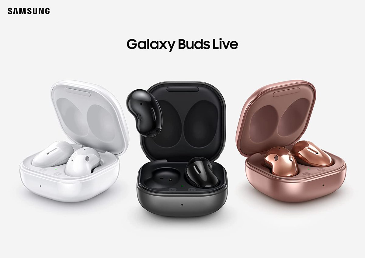 mdkamaluddin699's tweet image. SAMSUNG Galaxy Buds Live, True Wireless Earbuds with Active Noise Cancelling, Microphone.
Details: amzn.to/3PfswuT

#Microphone #SAMSUNGGalaxyBudsLive #USVersion #ChargingCaseforEarBuds