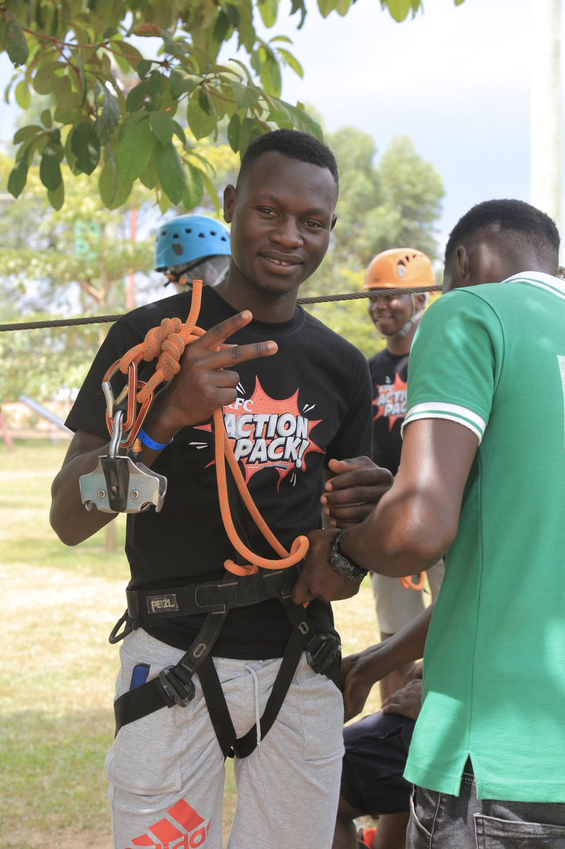 Abibaasa's tweet photo. The #KFCActionpack winners are ready for action at Busika Adventure park. This is the final batch of winners. π https://t.co/FDQXtJn2GB