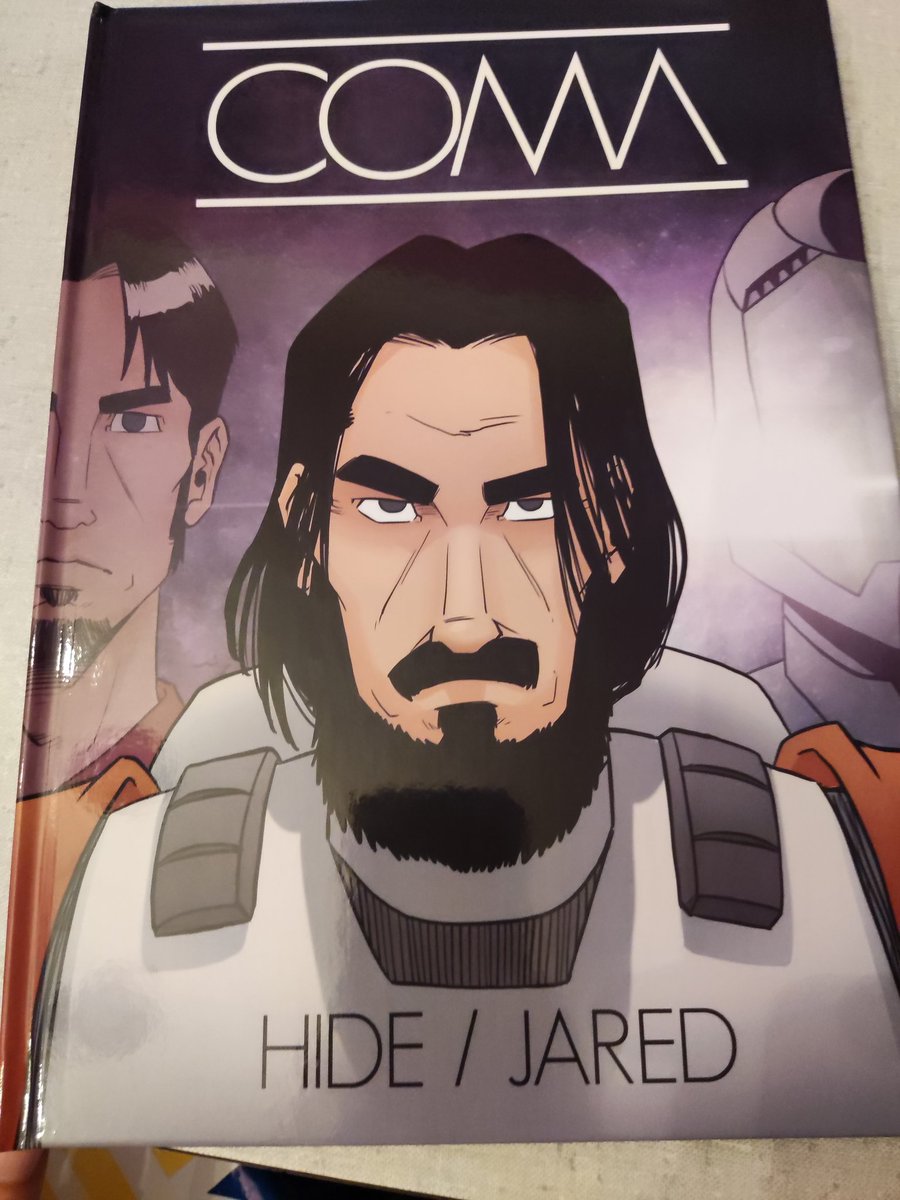 Ya en mis manos la edición física de Coma. Enhorabuena <a href="/dibujantemierda/">Dibujante de mierda</a> y <a href="/Hide_Bjn/">Hide</a> por el magnífico trabajo que hicieron. Si ya molaba en digital, la edición en papel es un lujo. Mucha suerte con el proyecto. Animo a todos los que disfrutan un buen cómic a que se hagan con él.
