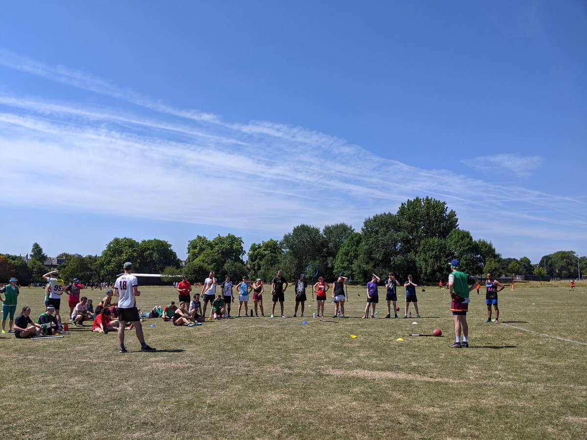 A great (if hot) day for some quidditch on the heath!