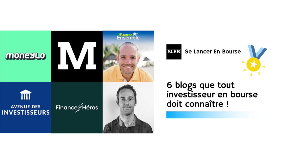 Vous êtes perdus ? 😥

Voici 6 excellents blogs sur la bourse qui allient contenu de grande qualité, accessibilité aux plus grands débutants et designs soignés...🙃

#investir #blogs #bourse #classement 

➡️ selancerenbourse.fr/top-six-blogs-…