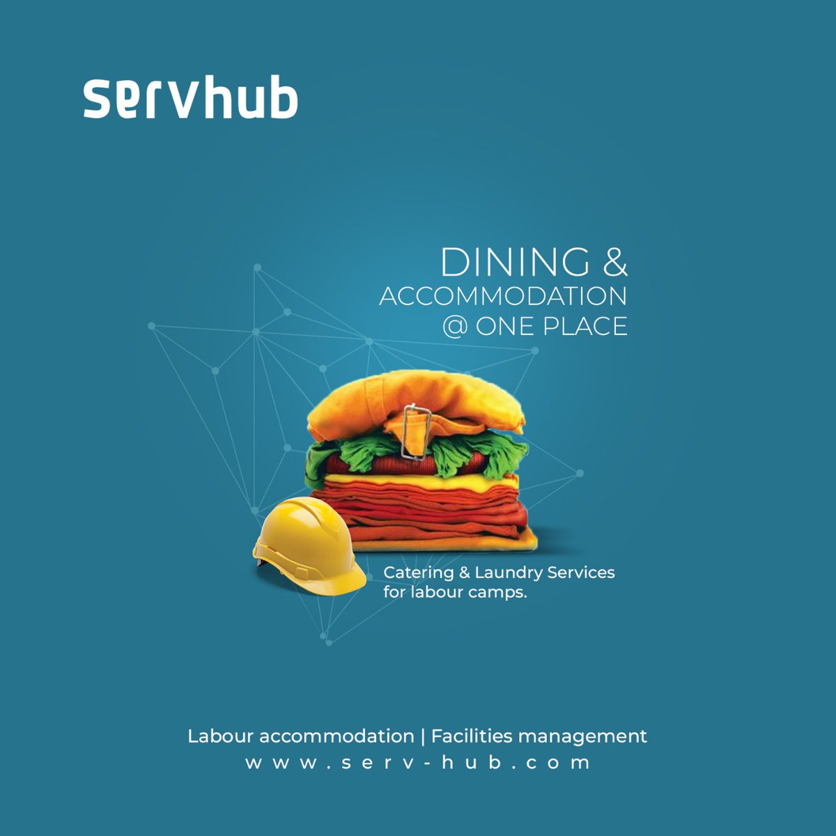 servhub's tweet photo. Catering &amp; Laundry Services for labour camps.Servhub provide catering services on-site and offsite for all thr staff. 
We also provide the installation, repair, and maintenance of laundry machines across the labour camps.
#servhub #labour #labouraccommodation  #mydubai https://t.co/2AHvPpxGvU