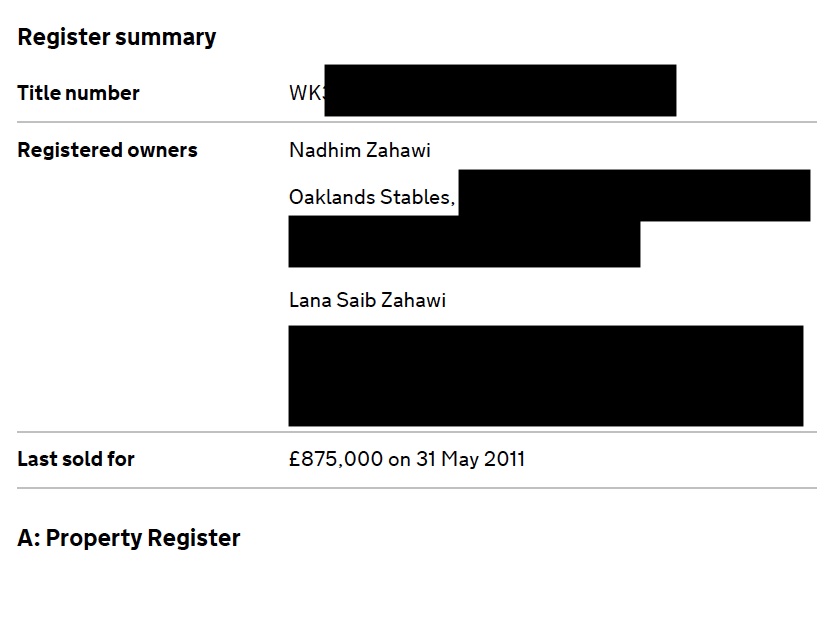 Dan Neidle on Twitter "We can see the loan/mortgage in the land