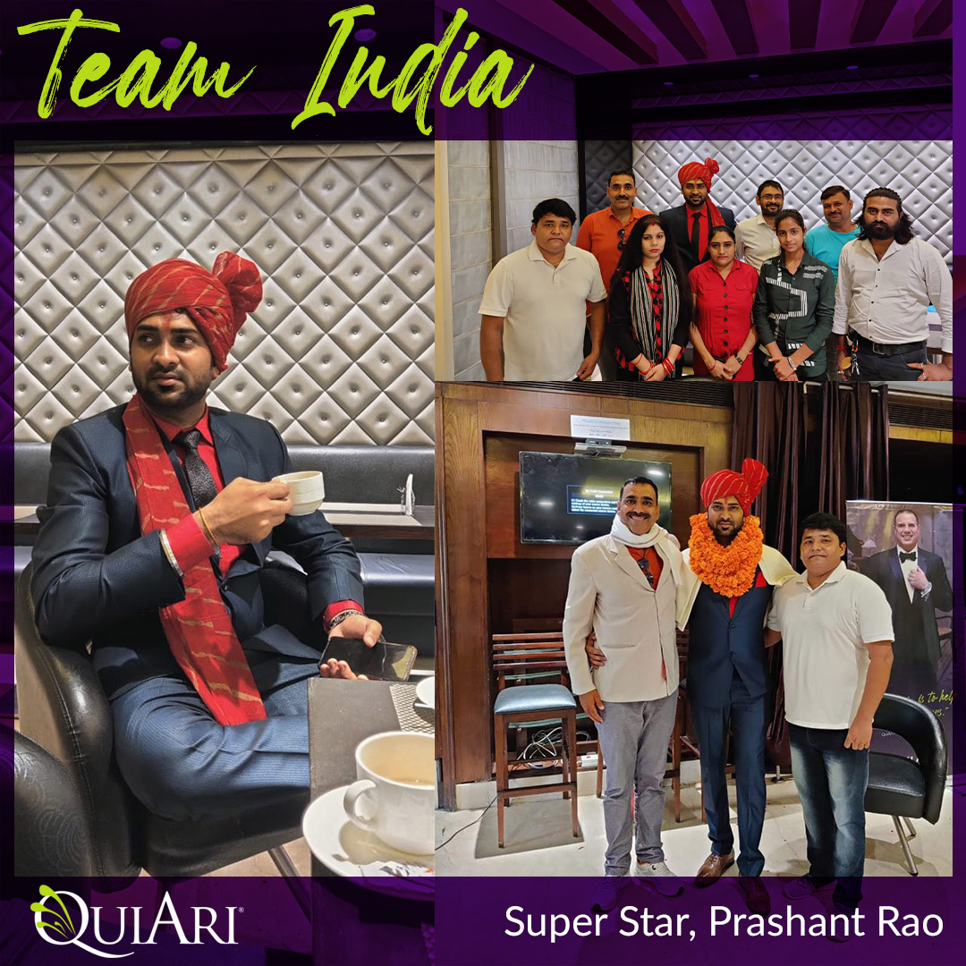 QuiAriOfficial's tweet photo. ⭐ Super Star, Prashant Rao has been GRINDING &amp; Making BIG Moves!  
👉 He's Travelled to 12 cities in 90 days working with TOP industry leaders showing them WHY we have the WORLD'S HOTTEST Business Opportunity with our 5-Minute Pay Compensation Plan! https://t.co/iwLuu5xjJV