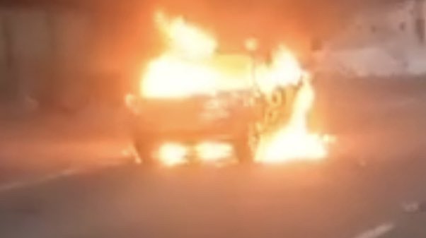 xvrnvx's tweet photo. Dnipro, my hometown I live in right now, third biggest city of Ukraine, got bombarded with 6 russian rockets. There are reports of many dead and wounded. People in cars got burned alive. Possibly people are under the rubble.

#RussiaIsATerroristState https://t.co/7Ij6ZpAFH2